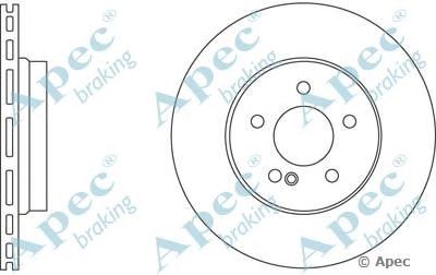 APEC BRAKING dsk2636 -  Тормозной диск